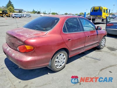 Trzecie zdjęcie samochodu z tyłu: 2000 HYUNDAI ELANTRA GLS VIN:KMHJF35F4YU964506 - miniatura