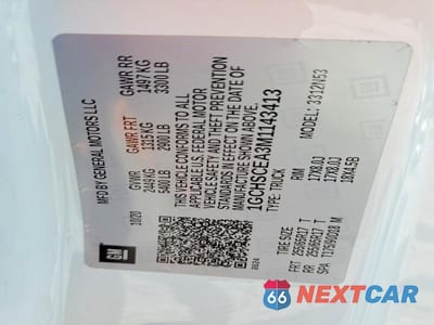 Zdjęcie 12 z 12 samochodu: 2021 CHEVROLET COLORADO LT VIN:1GCHSCEA3M1143413 - miniatura