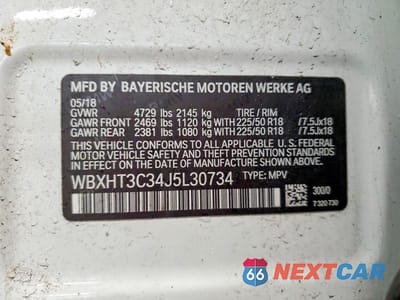 Zdjęcie 13 z 13 samochodu: 2018 BMW X1 XDRIVE28I VIN:WBXHT3C34J5L30734 - miniatura