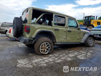 Trzecie zdjęcie samochodu z tyłu: 2026 JEEP WRANGLER RUBICON VIN:1C4PJXFN8TW154805 - miniatura