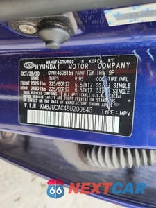 Zdjęcie 13 z 13 samochodu: 2011 HYUNDAI TUCSON GLS VIN:KM8JUCAC4BU200843 - miniatura