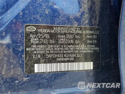 Zdjęcie 12 z 12 samochodu: 2016 HYUNDAI ELANTRA SE VIN:5NPDH4AE4GH684303 - miniatura