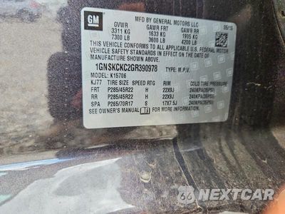 Zdjęcie 13 z 13 samochodu: 2016 CHEVROLET TAHOE K1500 LTZ VIN:1GNSKCKC2GR390978 - miniatura