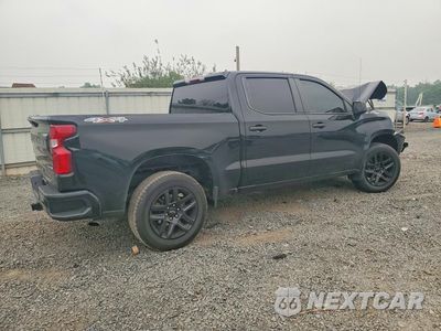 Trzecie zdjęcie samochodu z tyłu: 2022 CHEVROLET SILVERADO LTD K1500 CUSTOM VIN:3GCPYBEK4NG106824 - miniatura