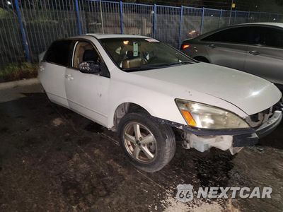 Czwarte zdjęcie samochodu z boku: 2003 HONDA ACCORD EX VIN:JHMCM56683C008424 - miniatura