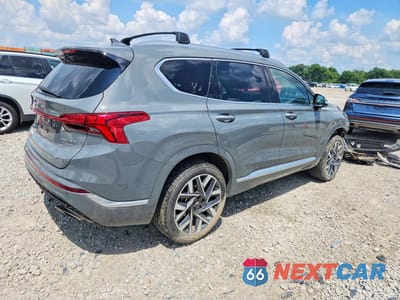 Trzecie zdjęcie samochodu z tyłu: 2022 HYUNDAI SANTA FE CALLIGRAPHY VIN:5NMS5DAL4NH459761 - miniatura