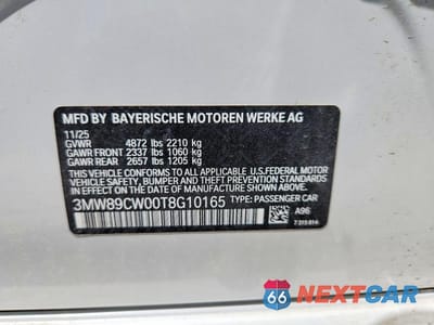 Zdjęcie 12 z 12 samochodu: 2026 BMW 330XI VIN:3MW89CW00T8G10165 - miniatura