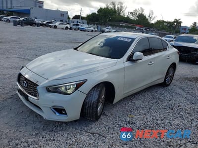 2021 INFINITI Q50 LUXE JN1EV7BR4MM756234 - główne zdjęcie licytacji z USA - miniatura