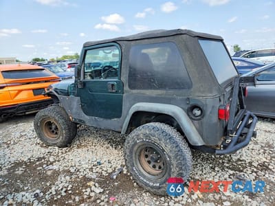 Drugie zdjęcie samochodu z przodu: 2000 JEEP WRANGLER / TJ SPORT VIN:1J4FA49S7YP712148 - miniatura