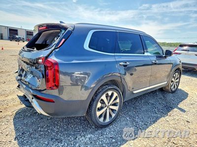 Trzecie zdjęcie samochodu z tyłu: 2021 KIA TELLURIDE S VIN:5XYP64HC6MG156417 - miniatura