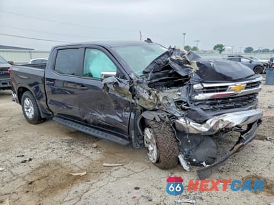 Czwarte zdjęcie samochodu z boku: 2024 CHEVROLET SILVERADO K1500 LT VIN:2GCUDDED5R1242938 - miniatura