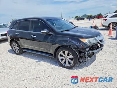 Czwarte zdjęcie samochodu z boku: 2012 ACURA MDX ADVANCE VIN:2HNYD2H64CH508168 - miniatura