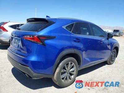 Trzecie zdjęcie samochodu z tyłu: 2015 LEXUS NX 200T VIN:JTJYARBZ1F2010000 - miniatura