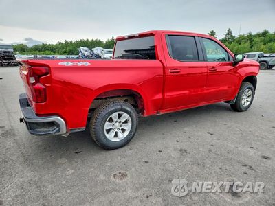 Trzecie zdjęcie samochodu z tyłu: 2021 CHEVROLET SILVERADO K1500 LT VIN:1GCUYDED1MZ375216 - miniatura