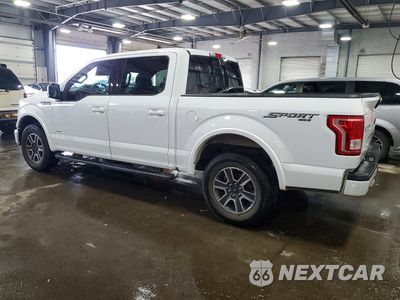 Drugie zdjęcie samochodu z przodu: 2017 FORD F150 SUPERCREW VIN:1FTEW1EP6HFB10382 - miniatura