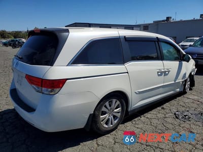 Trzecie zdjęcie samochodu z tyłu: 2014 HONDA ODYSSEY EX VIN:5FNRL5H40EB035696 - miniatura