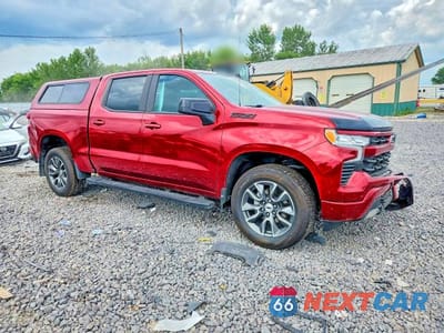 Czwarte zdjęcie samochodu z boku: 2023 CHEVROLET SILVERADO K1500 RST VIN:1GCUDEED4PZ333273 - miniatura