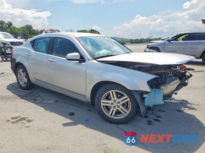 Czwarte zdjęcie samochodu z boku: 2012 DODGE AVENGER SXT VIN:1C3CDZCB3CN178581 - miniatura