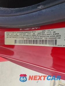 Zdjęcie 13 z 13 samochodu: 2008 VOLKSWAGEN NEW BEETLE CONVERTIBLE SE VIN:3VWRF31Y78M408366 - miniatura
