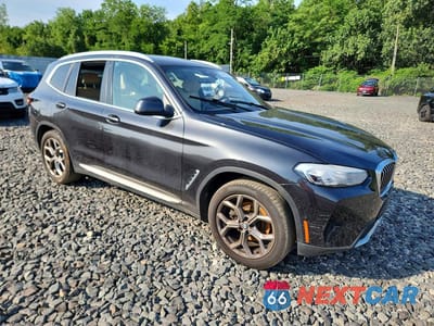 Czwarte zdjęcie samochodu z boku: 2023 BMW X3 XDRIVE30I VIN:5UX53DP01P9T18028 - miniatura