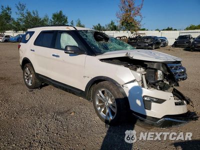 Czwarte zdjęcie samochodu z boku: 2019 FORD EXPLORER LIMITED VIN:1FM5K8F82KGB00621 - miniatura