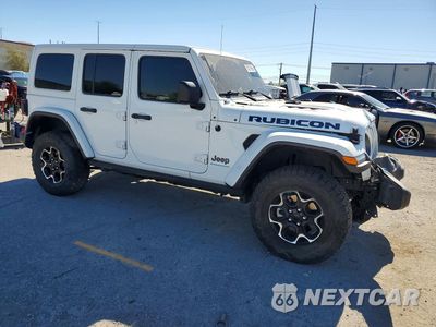 Czwarte zdjęcie samochodu z boku: 2023 JEEP WRANGLER RUBICON 4XE VIN:1C4JJXR69PW646730 - miniatura