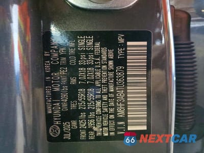 Zdjęcie 14 z 14 samochodu: 2026 HYUNDAI KONA SEL SPORT VIN:KM8HF3AB4TU363879 - miniatura