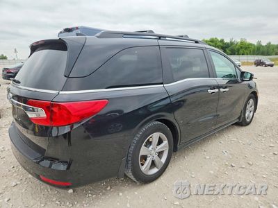 Trzecie zdjęcie samochodu z tyłu: 2020 HONDA ODYSSEY EXL VIN:5FNRL6H75LB038624 - miniatura