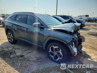 Czwarte zdjęcie samochodu z boku: 2022 HYUNDAI TUCSON LIMITED VIN:5NMJECAE3NH065837 - miniatura