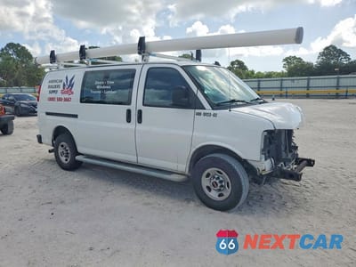 Czwarte zdjęcie samochodu z boku: 2021 GMC SAVANA G2500 VIN:1GTW7AFP3M1307159 - miniatura