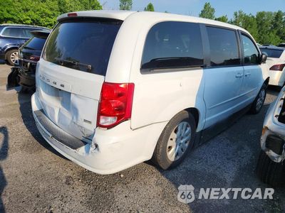 Trzecie zdjęcie samochodu z tyłu: 2016 DODGE GRAND CARAVAN SE VIN:2C4RDGBG2GR143935 - miniatura