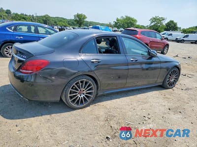 Trzecie zdjęcie samochodu z tyłu: 2017 MERCEDES-BENZ C 43 4MATIC AMG VIN:55SWF6EB9HU198109 - miniatura