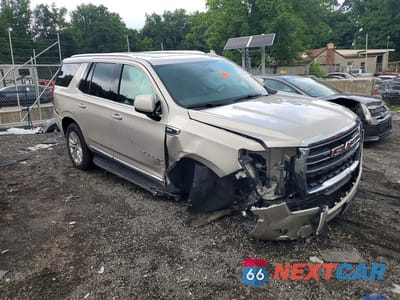 Czwarte zdjęcie samochodu z boku: 2021 GMC YUKON SLT VIN:1GKS2BKD1MR134021 - miniatura