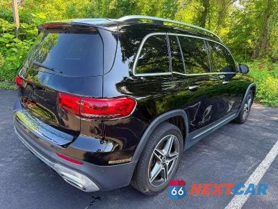 Trzecie zdjęcie samochodu z tyłu: 2022 MERCEDES-BENZ GLB 250 4MATIC VIN:W1N4M4HB4NW252219 - miniatura