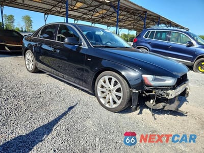 Czwarte zdjęcie samochodu z boku: 2014 AUDI A4 PREMIUM VIN:WAUAFAFLXEN001125 - miniatura