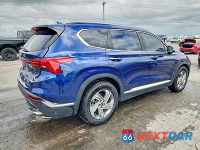 Trzecie zdjęcie samochodu z tyłu: 2022 HYUNDAI SANTA FE SEL VIN:5NMS34AJ3NH443166 - miniatura