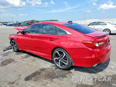 Drugie zdjęcie samochodu z przodu: 2021 HONDA ACCORD SPORT SE VIN:1HGCV1F40MA027294 - miniatura