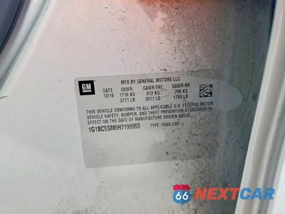 Zdjęcie 12 z 12 samochodu: 2017 CHEVROLET CRUZE LS VIN:1G1BC5SM6H7199953 - miniatura