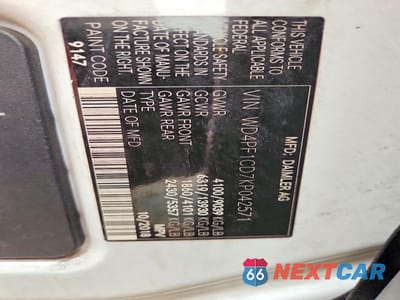 Zdjęcie 13 z 13 samochodu: 2019 MERCEDES-BENZ SPRINTER 2500/3500 VIN:WD4PF1CD7KP042571 - miniatura