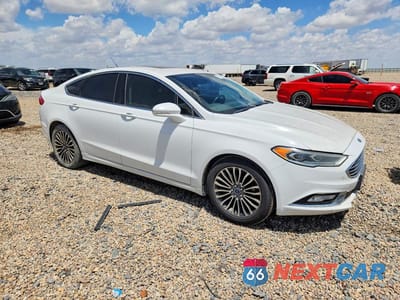 Czwarte zdjęcie samochodu z boku: 2018 FORD FUSION TITANIUM/PLATINUM VIN:3FA6P0D91JR123859 - miniatura