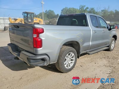 Trzecie zdjęcie samochodu z tyłu: 2023 CHEVROLET SILVERADO K1500 RST VIN:1GCRDEED5PZ115039 - miniatura