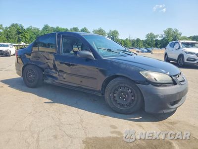 Czwarte zdjęcie samochodu z boku: 2005 HONDA CIVIC LX VIN:2HGES16515H605237 - miniatura