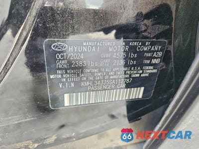 Zdjęcie 13 z 13 samochodu: 2025 HYUNDAI SONATA HYBRID SEL VIN:KMHL34JJ5SA112787 - miniatura