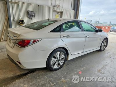 Trzecie zdjęcie samochodu z tyłu: 2013 HYUNDAI SONATA HYBRID VIN:KMHEC4A49DA079539 - miniatura