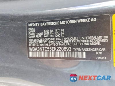 Zdjęcie 13 z 13 samochodu: 2014 BMW 428 I VIN:WBA3N7C55EK220693 - miniatura