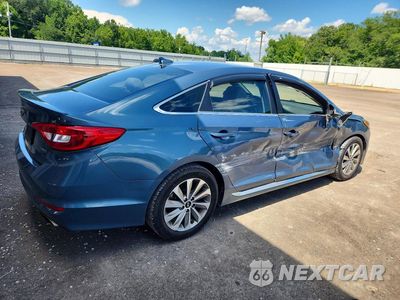 Trzecie zdjęcie samochodu z tyłu: 2017 HYUNDAI SONATA SPORT VIN:5NPE34AF8HH571497 - miniatura