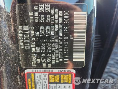 Zdjęcie 12 z 12 samochodu: 2024 KIA SPORTAGE SX PRESTIGE VIN:5XYK5CDF1RG190800 - miniatura