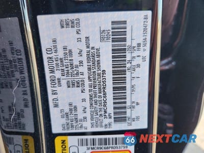 Zdjęcie 13 z 13 samochodu: 2023 FORD BRONCO SPORT OUTER BANKS VIN:3FMCR9C68PRD53759 - miniatura