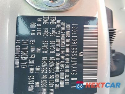 Zdjęcie 13 z 13 samochodu: 2026 KIA EV9 WIND VIN:5XYAFFS55TG017051 - miniatura