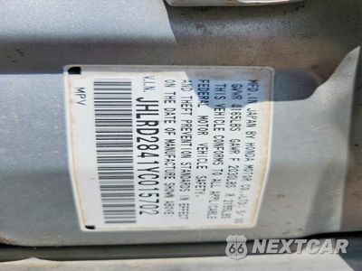 Zdjęcie 12 z 12 samochodu: 2000 HONDA CR-V LX VIN:JHLRD2841YC015702 - miniatura